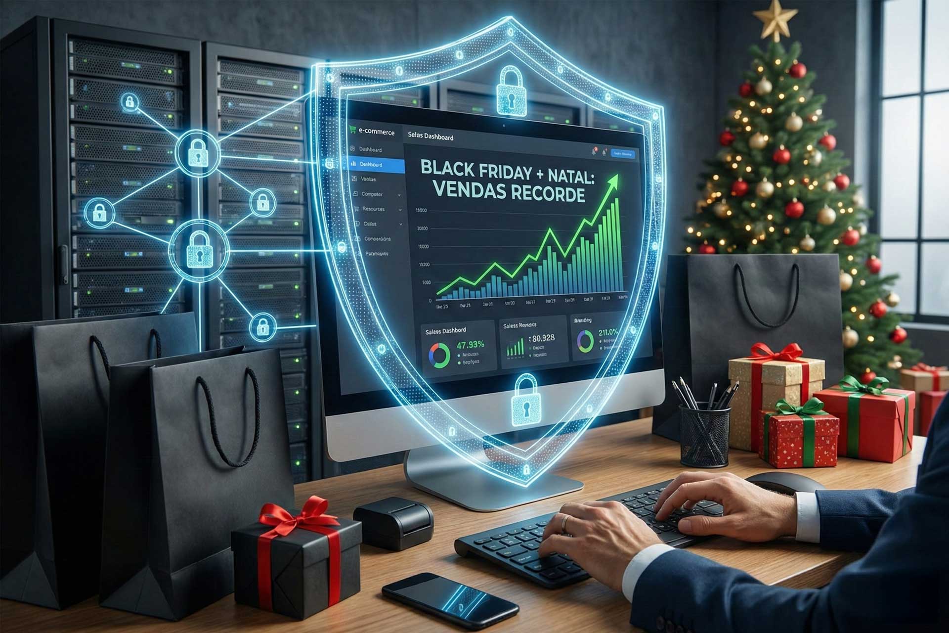 Black Friday e Natal Blindados: O Seu E-commerce Está Preparado para a Demanda? E para os Riscos?